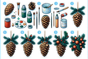 Jak zrobić ozdoby choinkowe z szyszek