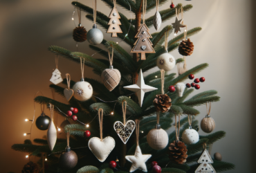 Ozdoby choinkowe w stylu skandynawskim